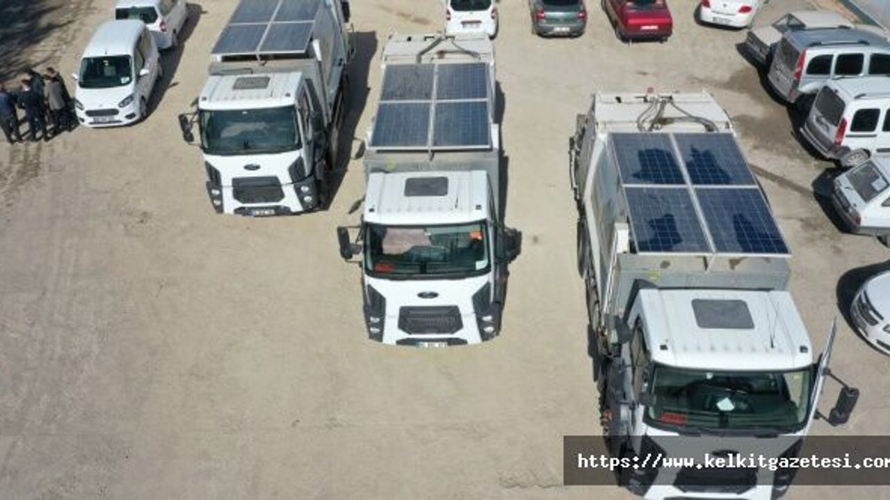 Belediyede, çevreci hibrit çöp kamyonlarıyla yakıt tasarrufu