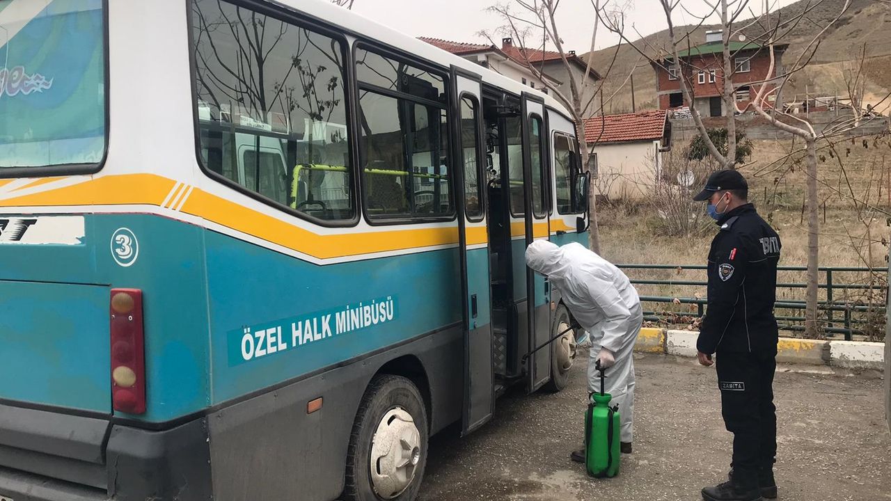 Zabıta Ekiplerinden Özel Halk Minibüslerine Denetleme