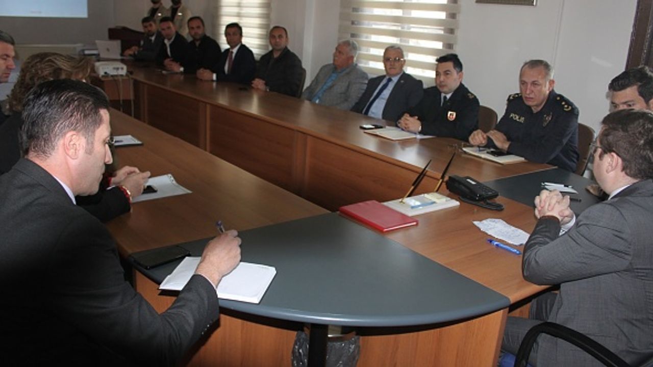 Erbaa’da Seçim Güvenliği Toplantısı Yapıldı