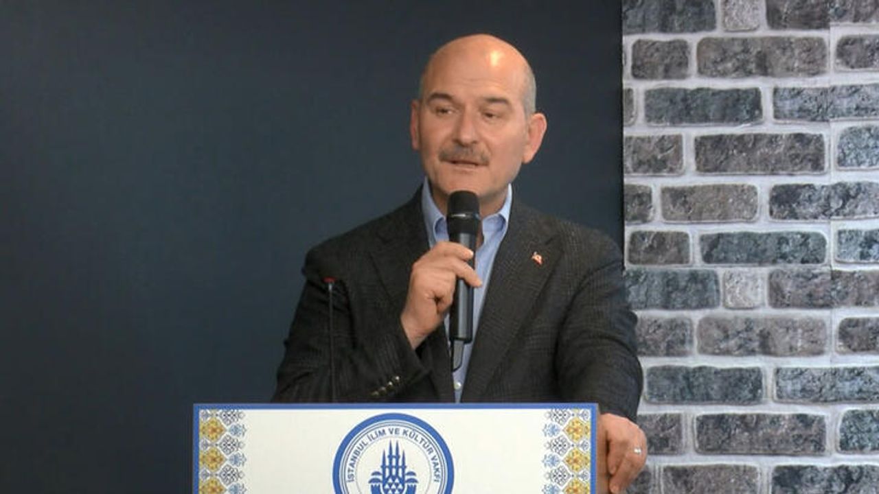 Süleyman Soylu, İstanbul İlim ve Kültür Vakfı'nda Konuştu