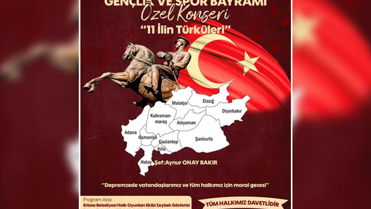 Türk Halk Müziği Konserinde Depremden Etkilenen 11 İlin Türküleri Söylenecek