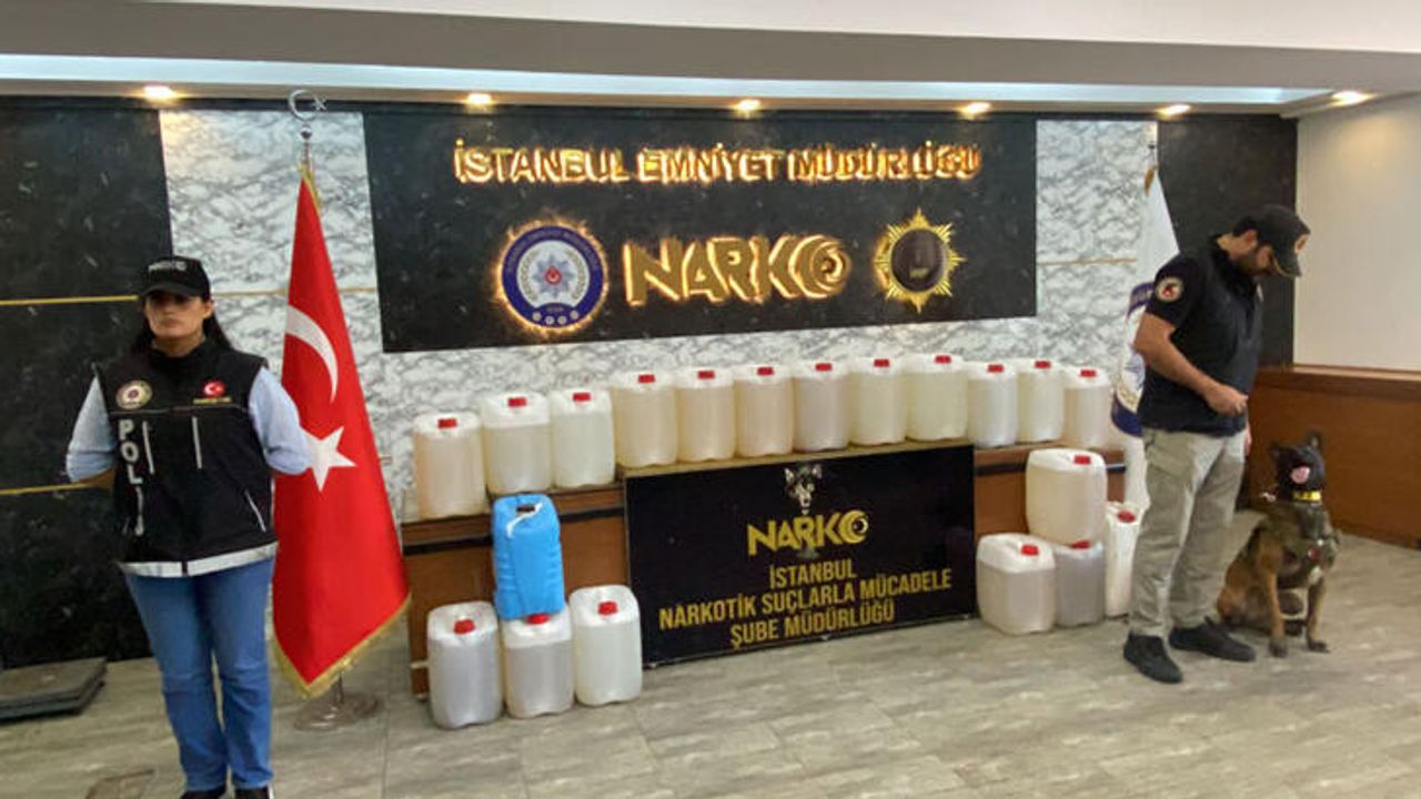 İstanbul’da 447 Kilo 510 Gram Sıvı Metamfetamin Yakalandı