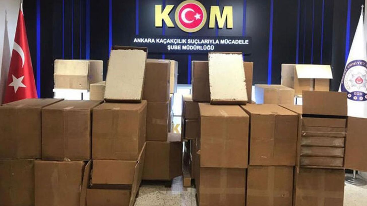 Ankara'da 1540 Litre Sahte Etil Alkol Yakalandı