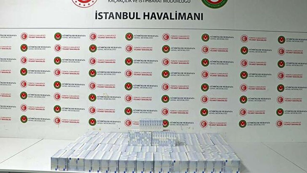 İstanbul Havalimanı’nda Kaçak İlaç Operasyonu