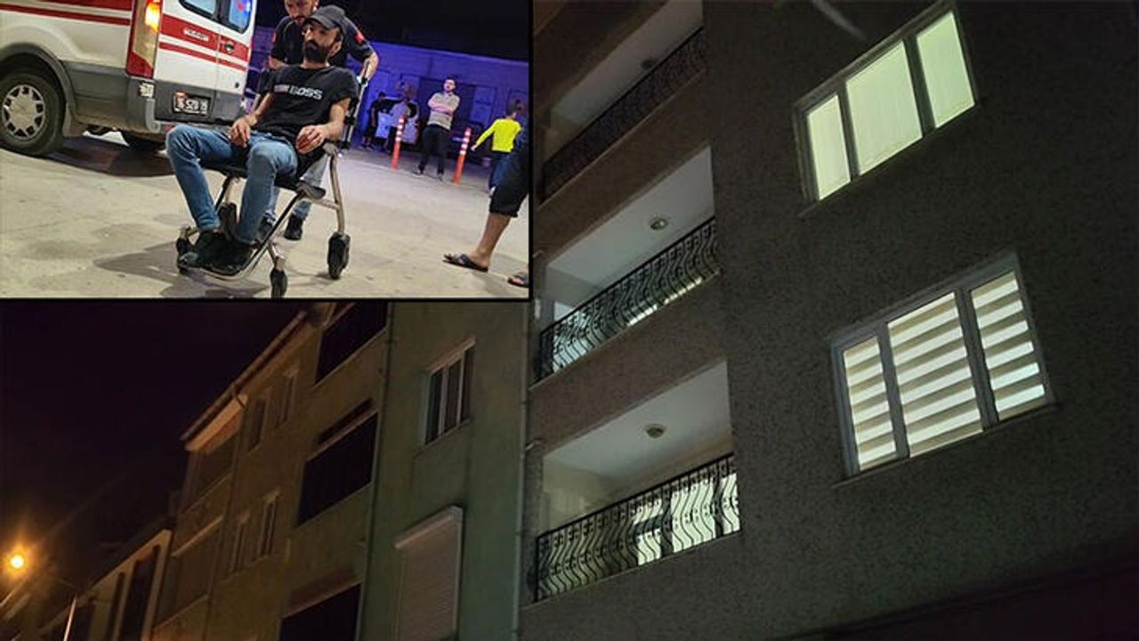 Bursa'da Evinin Balkonuna Yabancı Madde Patladı; 1 Yaralı