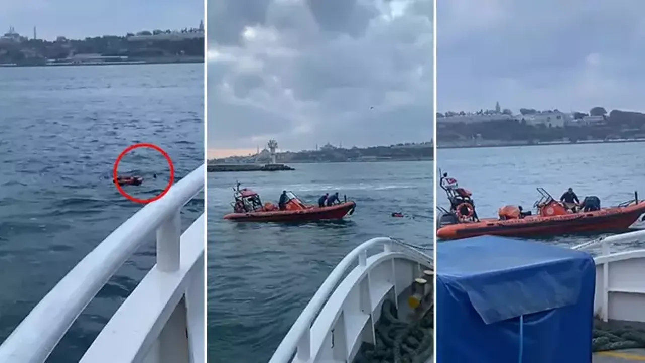 Kadıköy-Beşiktaş Seferini Yapan Vapurdaki Yolcu Denize Düştü