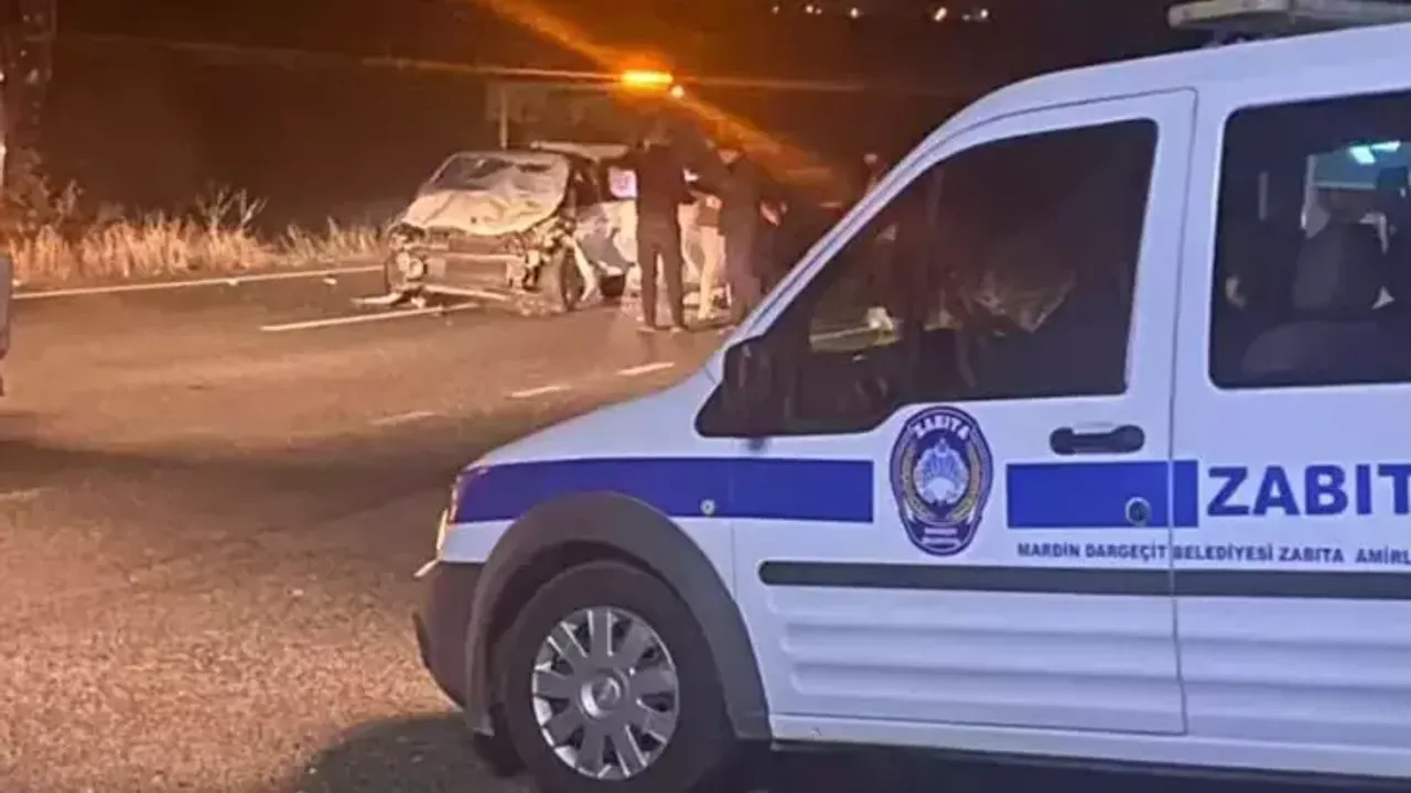 Otomobilin yolda çarptığı 4 at öldü, araçtaki 5 kişi yaralandı