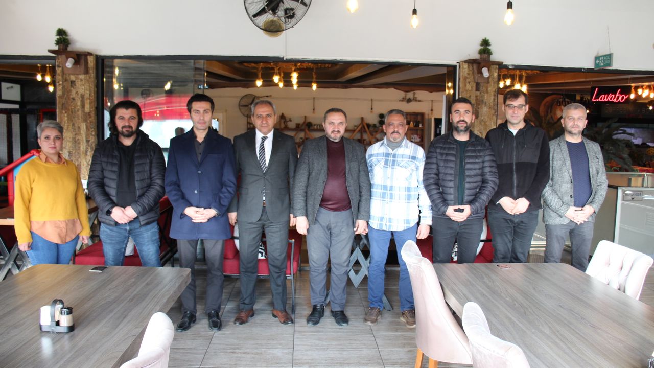Ak Parti Erbaa Belediye Başkan A. Adayı Ömer Çetin Gazeteciler İle Bir Araya Geldi