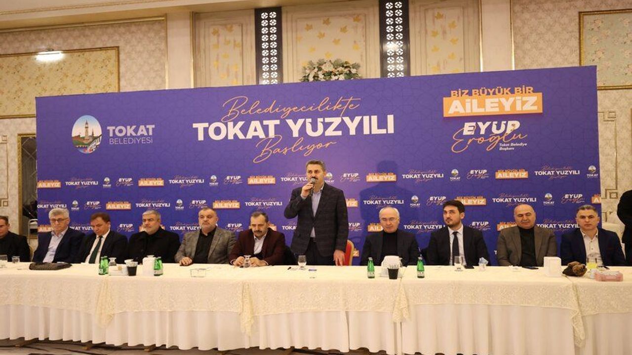 Tokat Belediye Başkanı Eroğlu Mesai Arkadaşları ile Bir Araya Geldi