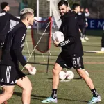 Beşiktaş’ta Rachid Ghezzal takımla birlikte çalıştı