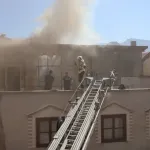 Kışlık Hazırlık İçin Evin Teras Katında Yakılan Mangal Ateşinden Yangın Çıktı