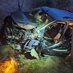 Tokat`ta Hafif Ticari Araç Yol Kenarına Savruldu; 1 Ölü, 3 Yaralı