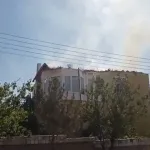 Kırıkkale’de 2 Katlı Evin Çatısı Yandı