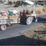 Traktörün Devrildiği Kaza Kamerada; 3 Yaralı