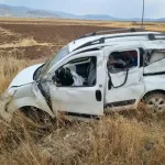 Şarampole Düşen Araçtaki 2 Kişi Yaralandı
