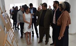 Erbaa'da 'Ahenk' İsimli Dijital İllüstrasyon Sergisi Açıldı