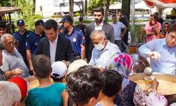 Erbaa'da 1500 Kişiye Aşure Dağıtıldı