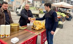 CHP Erbaa İlçe Başkanlığından Vatandaşlara Sıcak Çorba İkramı