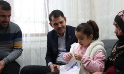 Bakan Kurum'dan Ankara'daki Depremzede Ailelere Ziyaret