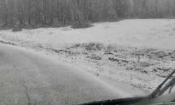 Erbaa’nın Yüksek Kesimlerinde Kar Yağışı