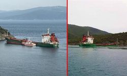 Marmara Adası Açıklarında Karaya Oturan Gemi, 3 Saatte Kurtarıldı
