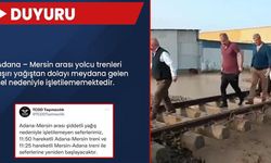 Adana-Mersin Tren Seferleri Yeniden Başladı
