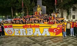 Erbaa’da Galatasaraylı Taraftarlar Şampiyonluğun Keyfini Çıkardı