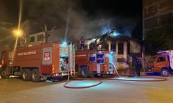 Tokat'ta Metruk Evde Yangın; İtfaiye Eri Dumandan Etkilendi