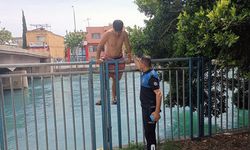 Polisten 'Sulama Kanalı' Denetimi; Yüzen Çocukları Çıkardılar