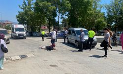 Erbaa’da Hafif Ticari Araç Yayaya Çarptı