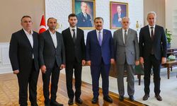 Erbaa Belediye Başkanı Ertuğrul Karagöl’den Bakan Koca’ya Ziyaret