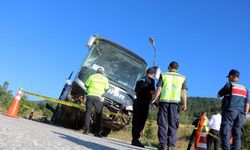 Bolu'da Yolcu Otobüsü Kaza Yaptı : 14 Yaralı