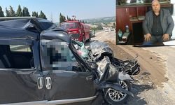 Hafif Ticari Araç Kum Yüklü Kamyonete Çarptı:  Sürücü Öldü