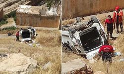 Mardin’de Pikniğe Giden Araç Kaza Yaptı : 1’i Ağır 10 Yaralı