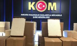 Ankara'da 51 Bin 300 Paket Kaçak Sigara Yakalandı