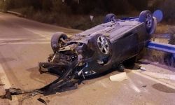 Bursa'da  Otomobil Takla Attı: Aynı Aileden 5 Kişi Yaralandı