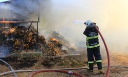 Erbaa’da Çiftlikte Çıkan Yangında 2 Bin Saman Balyası Zarar Gördü