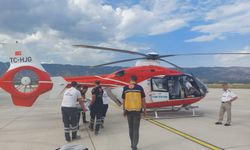 Ambulans Helikopter Tokat'taki Yaralı İçin Havalandı