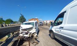Samsun'da Zincirleme Trafik Kazası: 2 Yaralı