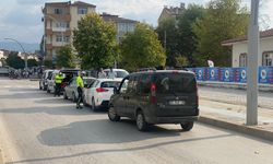 Erbaa'da Polisten Motosiklet Denetimi