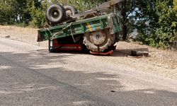 Tokat'ta Traktör Devrildi: 1 ölü, 2 Yaralı