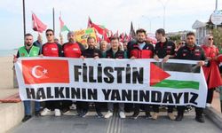 Samsun'da Filistin İçin Yürüyüş Düzenlendi