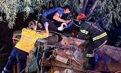 Denizli’de Otomobil Şarampole Devrildi: 2 Ölü, 3 Yaralı
