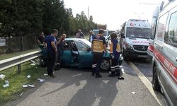 TEM Otoyolu'nda Kazalar Ard Arda Geldi:  6 Yaralı