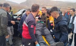 Hafif Ticari Araç Takla Attı Sürücüsü, Yaralandı