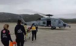 Kalp Krizi Geçiren Kişi, Askeri Helikopterle Çanakkale'ye Getirildi