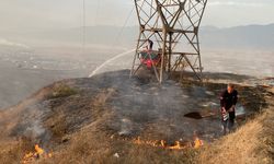 Erbaa’da Anız Yangını Söndürüldü