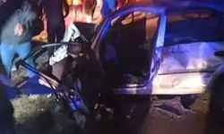İki Otomobilin Çarpıştığı Kazada; 2 Kişi Öldü 3 Kişi Yaralandı