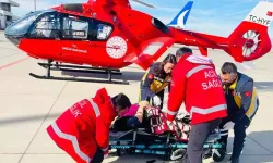 Şırnak’ta 75 Yaşındaki Hasta, Ambulans Helikopterle Sevk Edildi