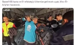 Gazzeli 68 Hasta Ve 61 Refakatçi Ankara'ya Getiriliyor